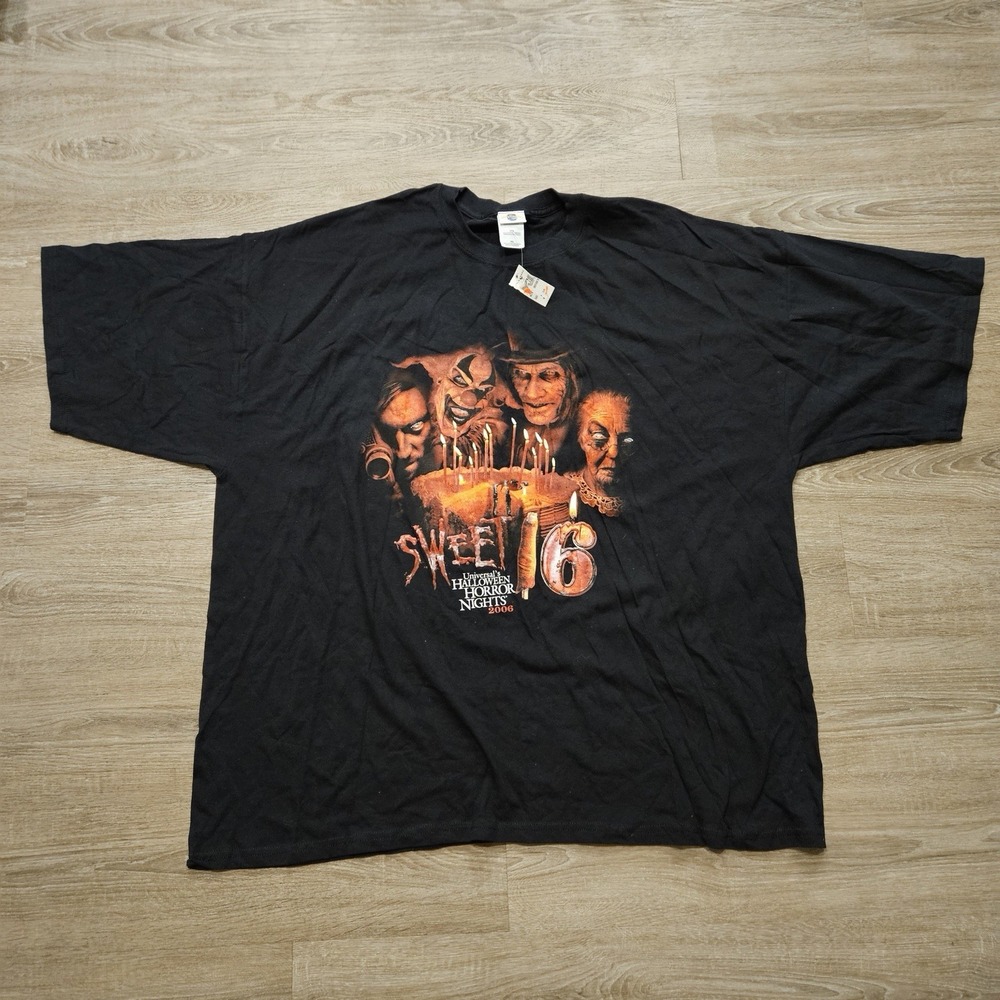 Vintage Halloween Horror Nights Shirt Mens 3XL 2006 Sweet‎ 16 Jack The Clown